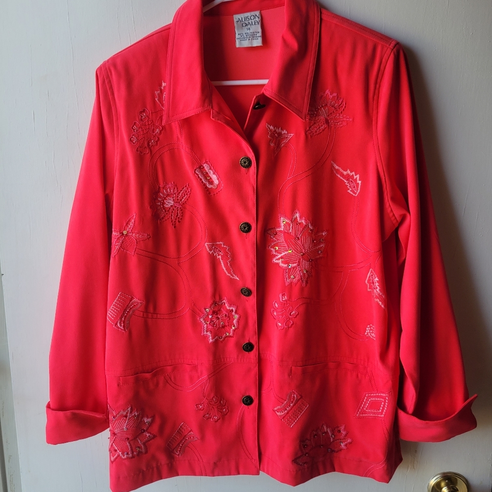 Allison daley size 14 button-up Top